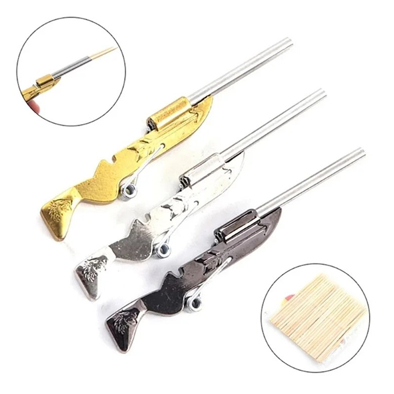 Outdoor Hunting Toys - Mini Toothpick Gun Guntoy Toothpickgun Funny