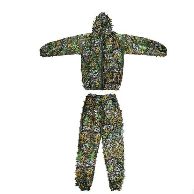 Hunting Outdoor Jacket - 3D Hunting Clothes Sniper Airsoft Camouflage
