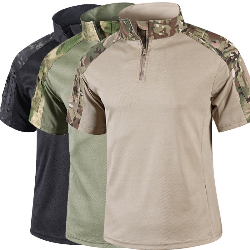 Mens Summer Camo Tactical Shir - Outdoor Hunting T Shirts recension och pris