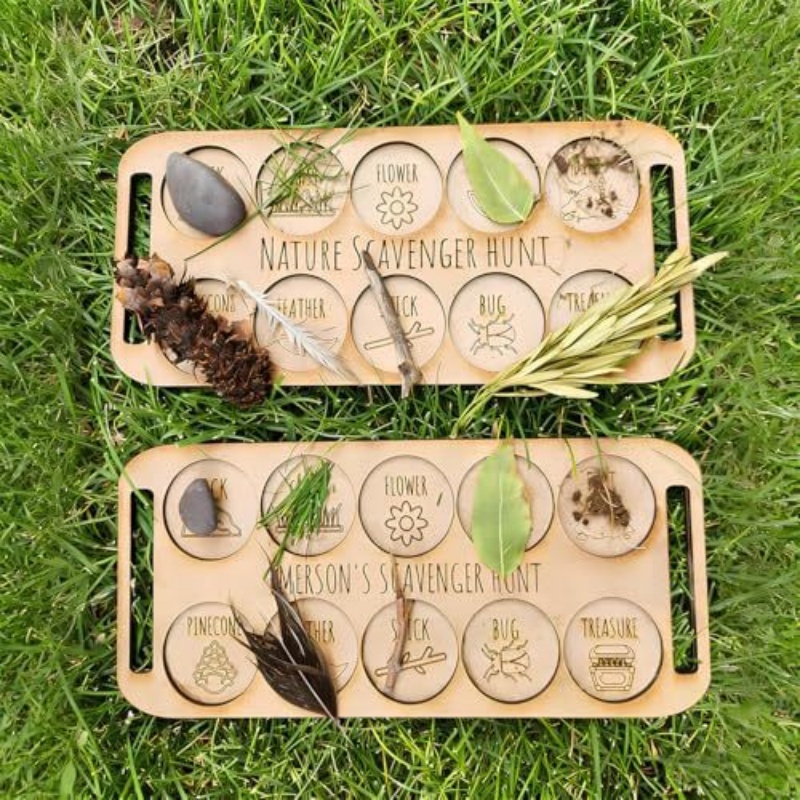 Portable Wooden Bug Scavenger  - Outdoor Hunting Games For Kids recension och pris