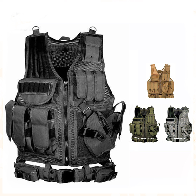 Adjustable Molle Tactical Vest - Hunting Outdoor Jacket recension och pris