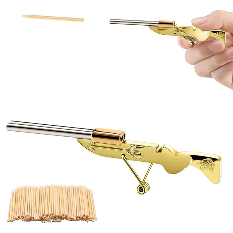 Mini Toothpick Gun Guntoy Toot - Outdoor Hunting Toys recension och pris