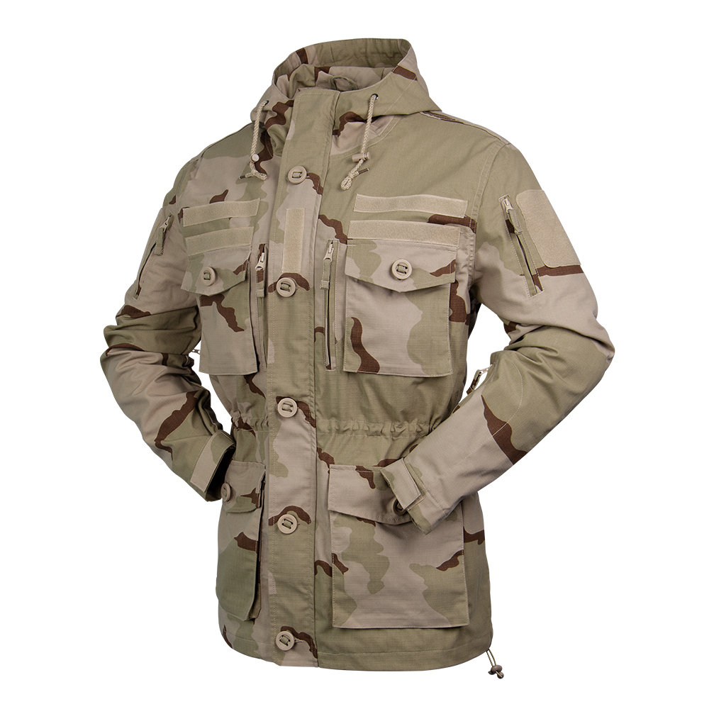 Hot Sale Tri-color Desert Outd - Outdoor Hunting Coat recension och pris