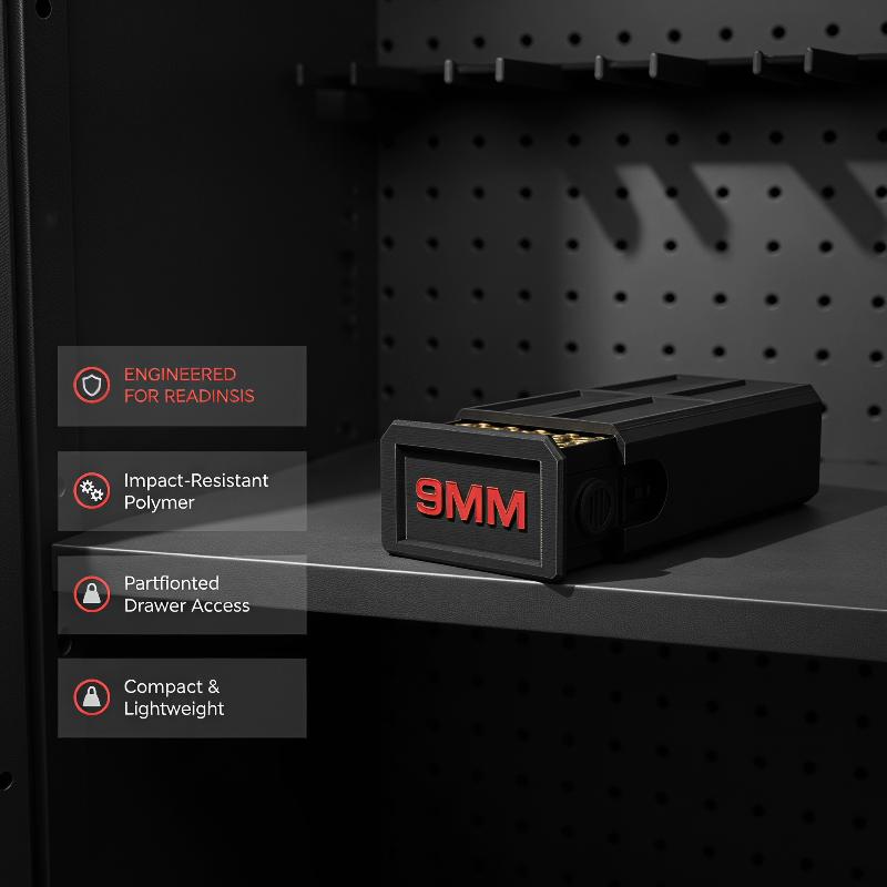 3D Printed 9mm  Storage Case 5 - Hunting And Outdoor Stores recension och pris