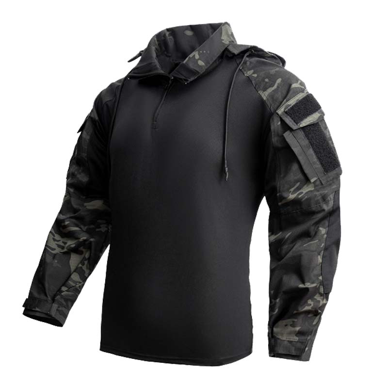 Men's T-shirts 1/4 Zip Long Sl - Outdoor Hunting T Shirts recension och pris