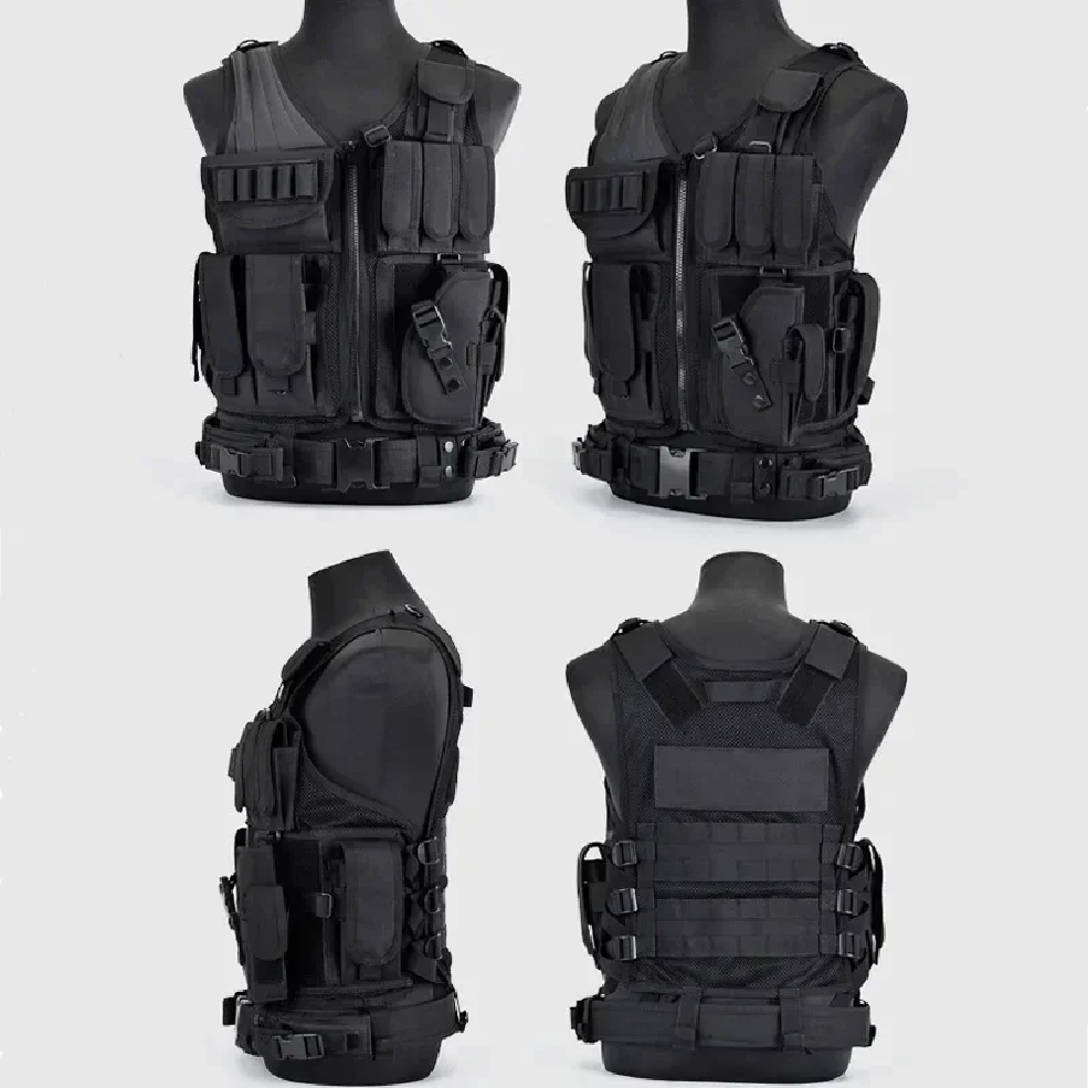 Adjustable Molle Tactical Vest - Hunting Outdoor Jacket recension och pris