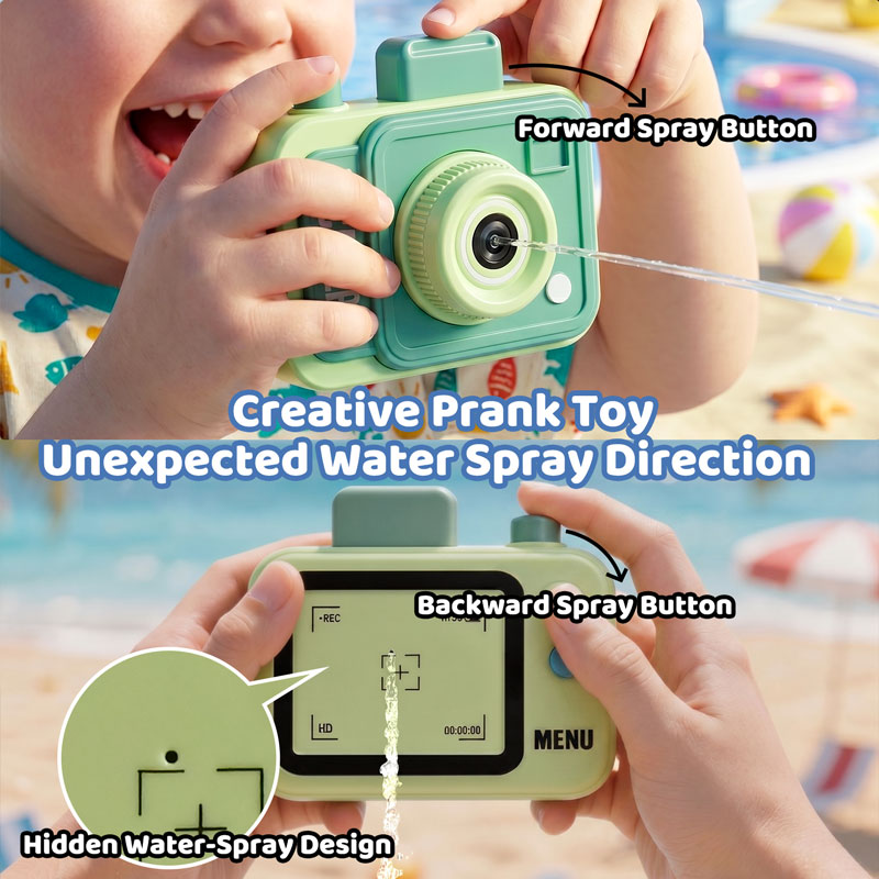 Double-sided Water Gun Camera  - Outdoor Hunting Toys recension och pris